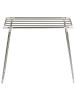 Wenko Wäschetrockner "Profi Single" in Silber/ Weiß - (B)87 x (H)79 x (T)39 cm
