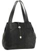 ORE10 Skórzana torebka "Acacia" w kolorze czarnym - 30 x 26 x 16 cm