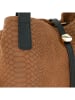 ORE10 Leder-Schultertasche "Acacia" in Hellbraun - (B)30 x (H)26 x (T)16 cm