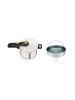 Tefal 2tlg. Set: Edelstahl-Schnellkochtopf "Secure 5 Neo" - 6 l