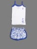 Peak Mountain Outfit blauw/wit