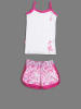 Miss Girly 2tlg. Outfit in Pink/ Weiß