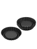 Zenker 6-delige set: taartvormpjes zwart - Ø 10 cm