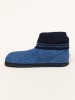kitz-pichler Wollfilz-Hüttenschuhe "Kauns" in Blau