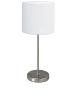 näve Tafellamp "New York" wit/chroom - EEK A++ - (H)38,5 cm