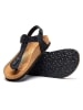 Comfortfusse  Leren teensandalen zwart