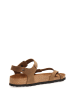 Comfortfusse Skórzane sandały w kolorze piaskowym