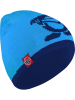 Trollkids Dwustronna czapka beanie "Troll" w kolorze błękitno-granatowym