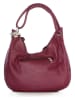 Anna Morellini Leren schoudertas bordeaux - (B)38 x (H)34 x (D)10 cm