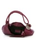 Anna Morellini Leren schoudertas bordeaux - (B)38 x (H)34 x (D)10 cm