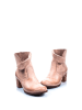 Zapato Skórzane botki w kolorze szarobrązowym