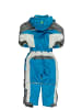 Peak Mountain Kombinezon narciarski w kolorze błękitno-szaro-białym