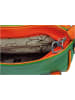 small foot Schultertasche "Elma" in Grün/ Orange - (B)22 x (H)17 x (T)7,5 cm