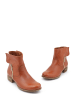 Zapato Skórzane botki w kolorze jasnobrązowym