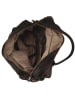 ORE10 Skórzana torebka "Starna" w kolorze czarnym - 34 x 26 x 14 cm