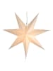 STAR Trading Papierstern "Sensy Star 54" in Creme - (B)51 x (H)54 cm