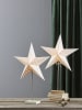 STAR Trading 3tlg. Set: Standleuchte "Combi" in Creme - (B)43 x (H)65 x (T)17 cm