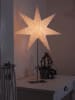 STAR Trading Lampa stojąca "Sensy" w kolorze kremowym - 54 x 78 cm