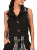 POMME ROUGE Kleid "Jenny" in Schwarz/ Grau