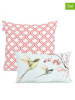 Happy Friday 2-delige set: kussenhoezen "Chinoiserie" lichtroze/lichtblauw