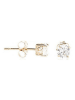 L'OR by Diamanta Gold-Ohrstecker "Simply you" mit Edelsteinen