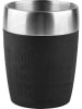 Emsa Isolierbecher "Travel Cup" in Schwarz - 200 ml