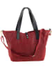 ORE10 Leder-Schultertasche "Acacia" in Rot - (B)30 x (H)26 x (T)16 cm