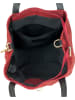 ORE10 Leder-Schultertasche "Acacia" in Rot - (B)30 x (H)26 x (T)16 cm