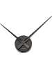 Karlsson Wanduhr "Little Big" in Schwarz - Ø 44 cm