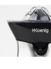 H.Koenig Zitruspresse in Silber/ Schwarz