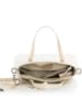 Anna Morellini Leren handtas crème - (B)28 x (H)22 x (D)8 cm