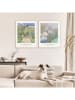 Orangewallz 2-delige set: ingelijste kunstdrukken "Claude Monet" - (B)40 x (H)50 cm