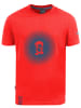 Trollkids Functioneel shirt "Pointillism" rood/blauw