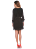 Vanille & Chocolat Kleid "Mandy" in Schwarz