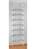 Wenko Telescopisch schoenenrek "Atlas" wit/grijs - (B)68,5 x (H)300 x (D)8,5 cm