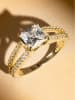 L instant d Or Gold-Ring "La Merveilleuse" mit Edelsteinen