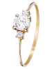 L instant d Or Gold-Ring "Intuition" mit Edelsteinen