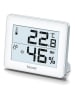 Beurer Thermo- & Hygrometer in Weiß - (B)9,9 x (H)8,1 x (T)1,1 cm