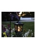 STAR Trading Solarna lampa ogrodowa LED "Milan" w kolorze czarnym - wys. 58 cm