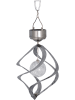 STAR Trading Solarny dzwoneczek LED "Windmill" w kolorze srebrnym - wys. 35 cm