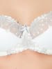 Valea Halbschalen-BH "Perla" in Creme/ Grau