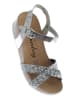 Sunbay Keilsandaletten "Pivoine" in Silber