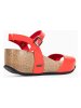 Sunbay Keilsandaletten "Yucca" in Rot