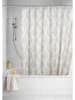 Wenko Anti-Schimmel-Duschvorhang "Baroque" in offwhite/ weiß - (B)180 x (H)200 cm