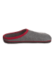 kitz-pichler Pantoffels "Bio-Fit" grijs/rood
