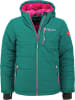 Trollkids Kurtka narciarska "Hemsedal" w kolorze zielono-różowym