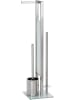 Wenko Combi-toiletborstelgarnituur "Rivalta" chroomkleurig - (H)70 cm