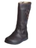 Garvalin Leder-Stiefel in Dunkelblau