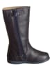 Garvalin Leder-Stiefel in Dunkelblau