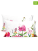 Happy Friday Poszewki (2 szt.) "Cassia" w kolorze białym ze wzorem na poduszkę